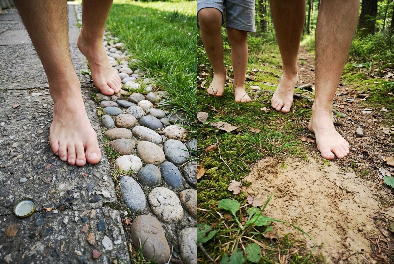 chůze na boso_barefoot